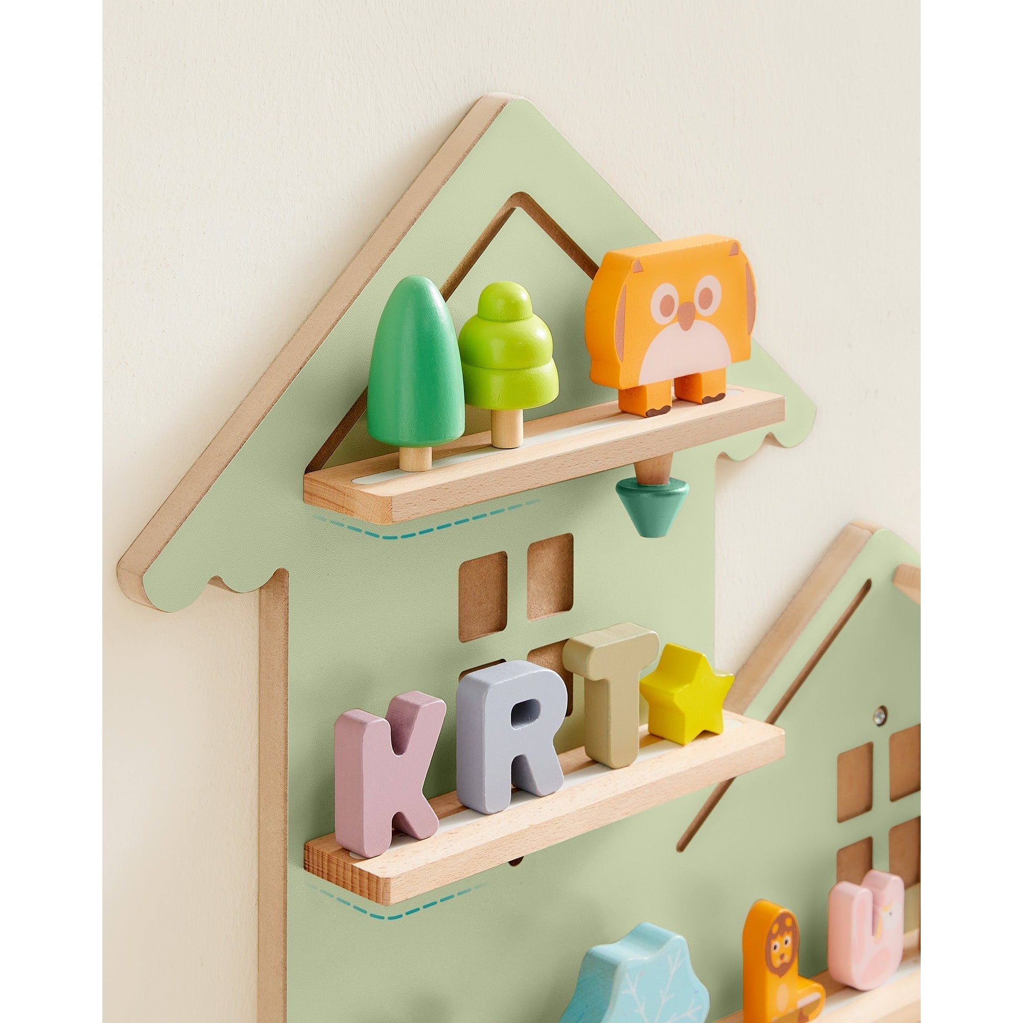 Toniebox polica za figurice i ukrase, 18 x 55,5 x 59,7 cm, lovor zelene boje | SONGMICS-vitahome.hr