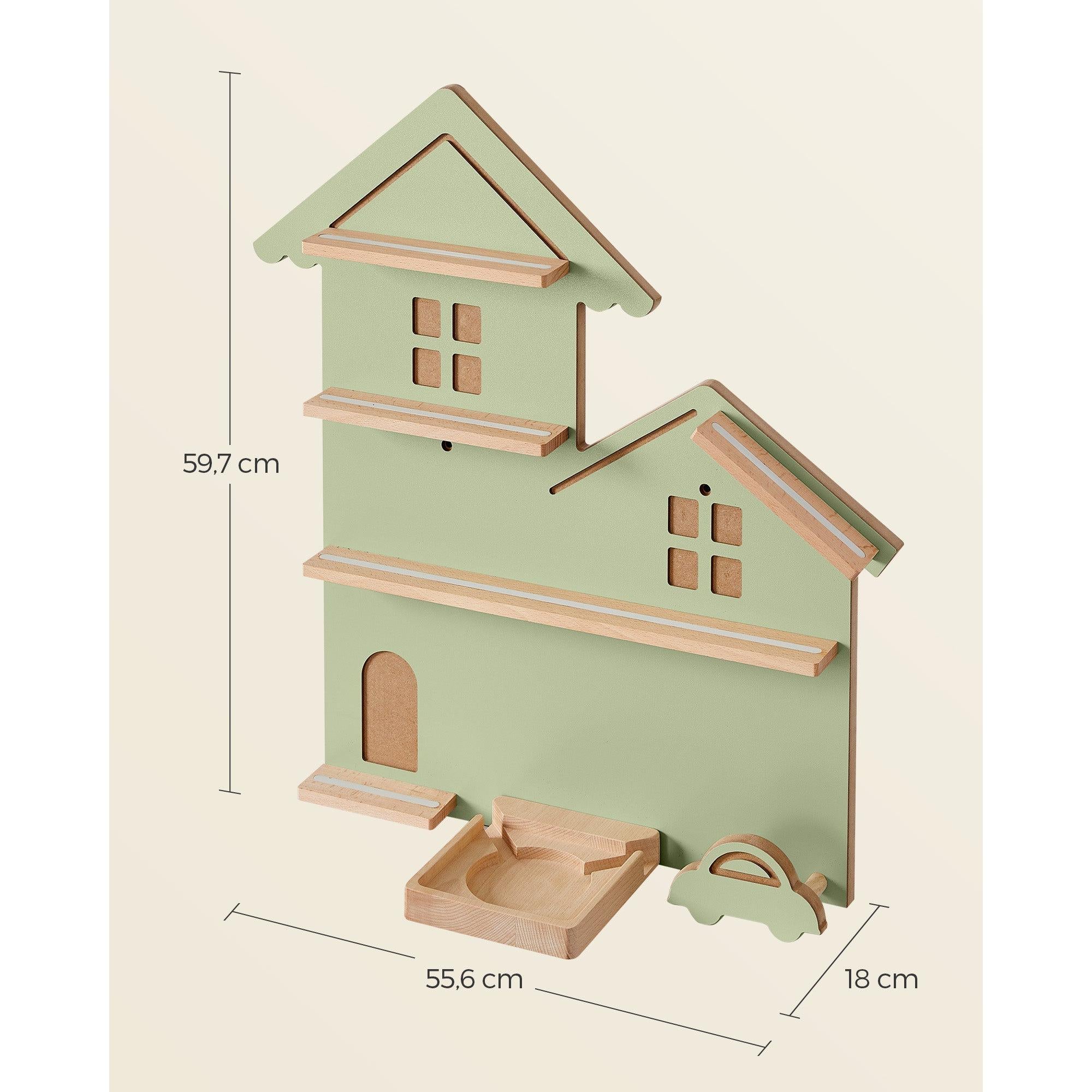Toniebox polica za figurice i ukrase, 18 x 55,5 x 59,7 cm, lovor zelene boje | SONGMICS-vitahome.hr