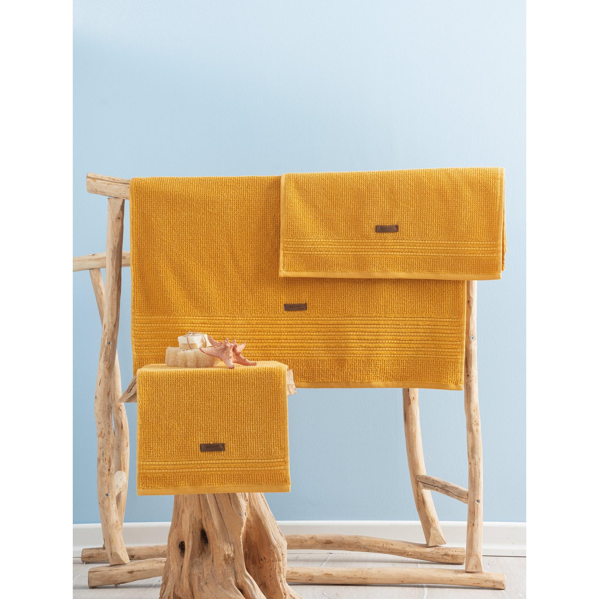 Törölköző Postavi (3 kom) Wellness - Žuta boja | AG-vitahome.hr