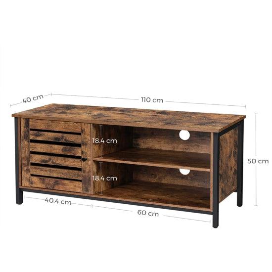 TV ormarić 110 x 40 x 50 cm, rustikalno smeđa | Vasagle-vitahome.hr