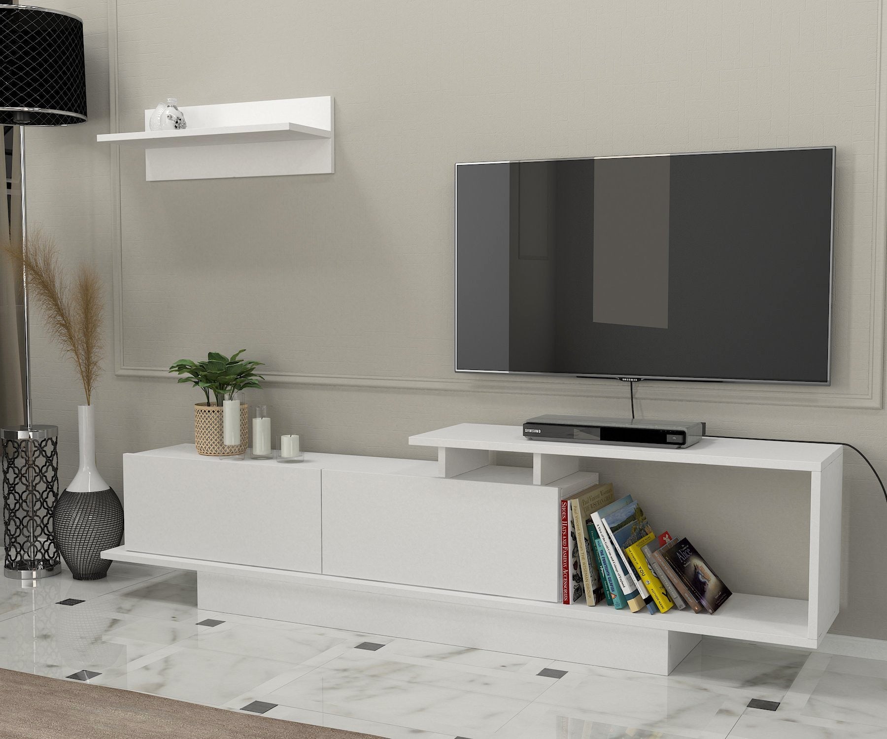TV ormarić Asos - White | AG-vitahome.hr