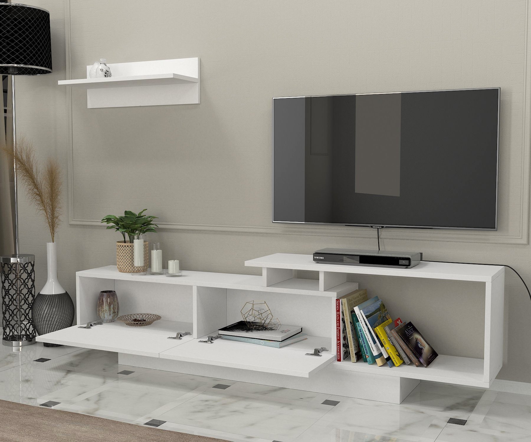TV ormarić Asos - White | AG-vitahome.hr