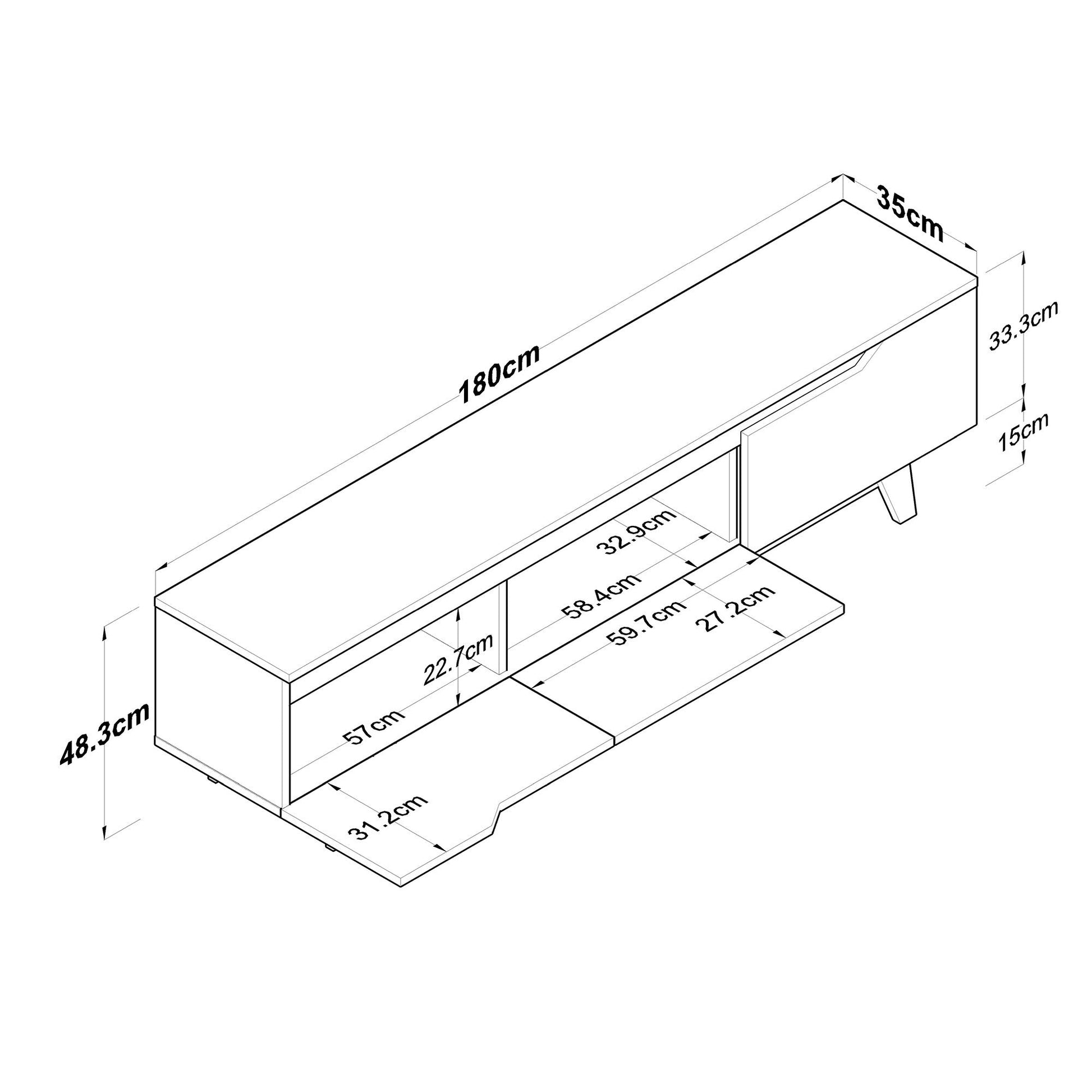 TV ormarić D1 - 2472 | AG-vitahome.hr