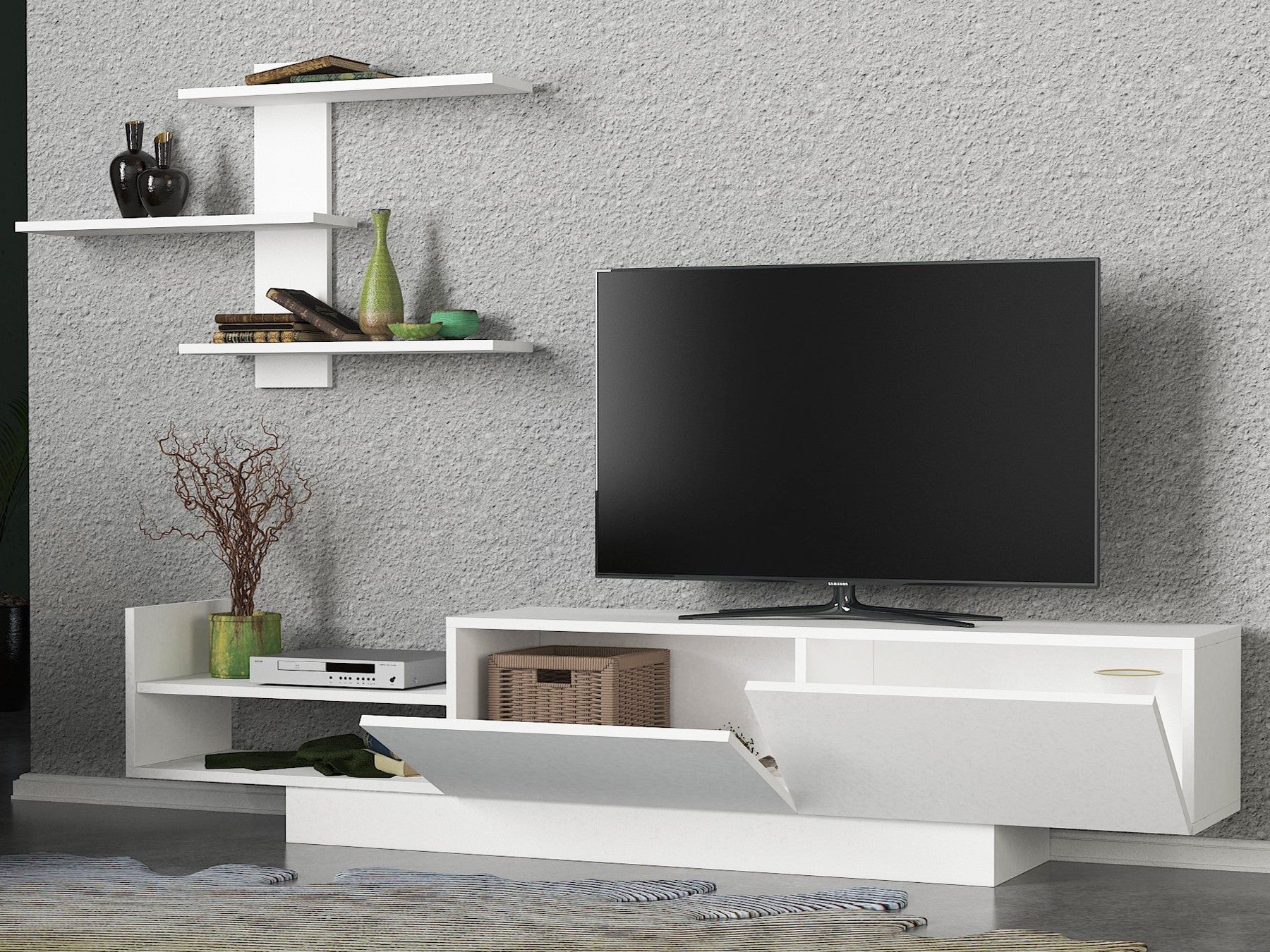 TV ormarić Egemen - White | AG-vitahome.hr