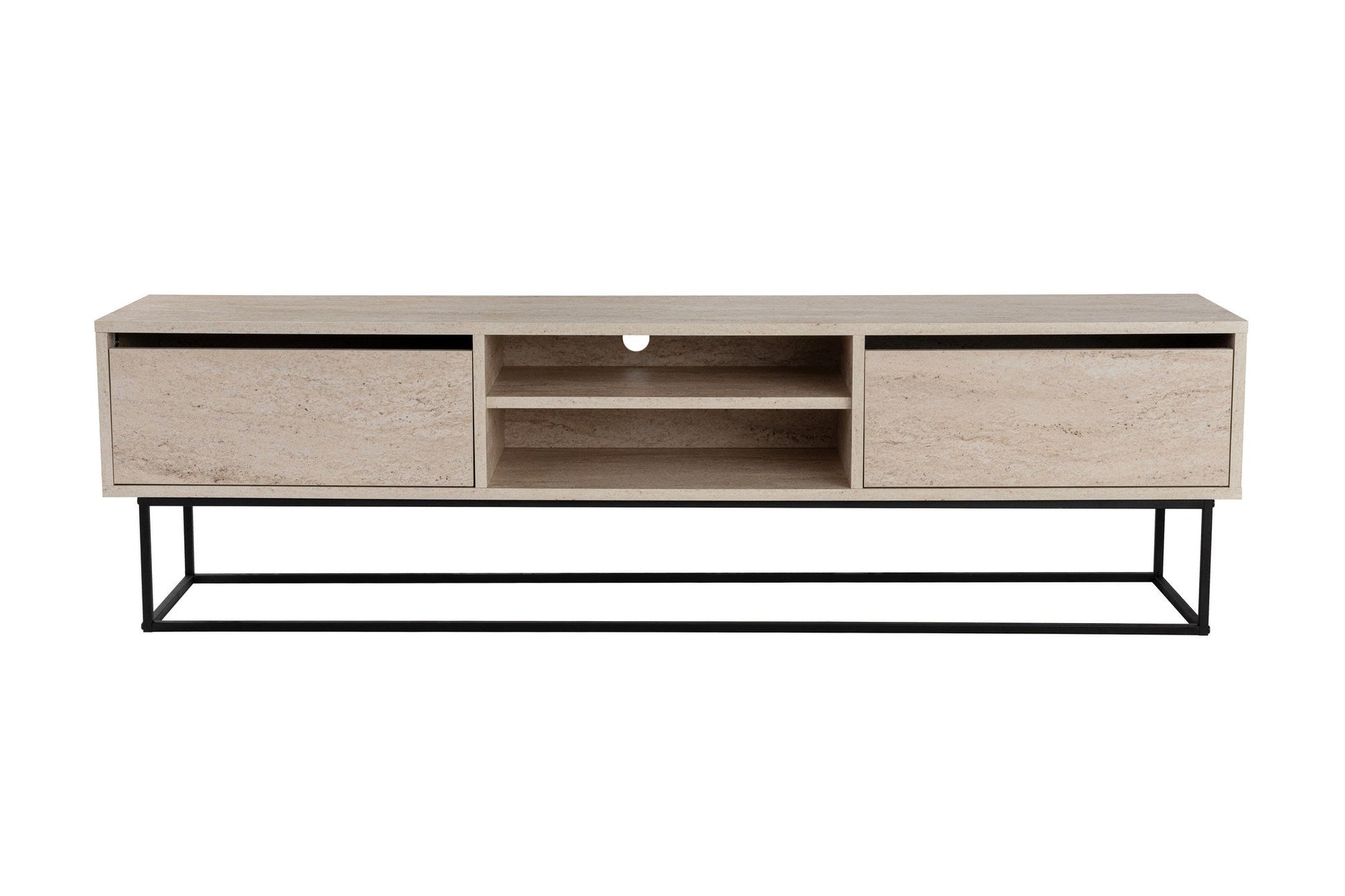 TV ormarić Escape 180 -Black, Travertine | AG-vitahome.hr