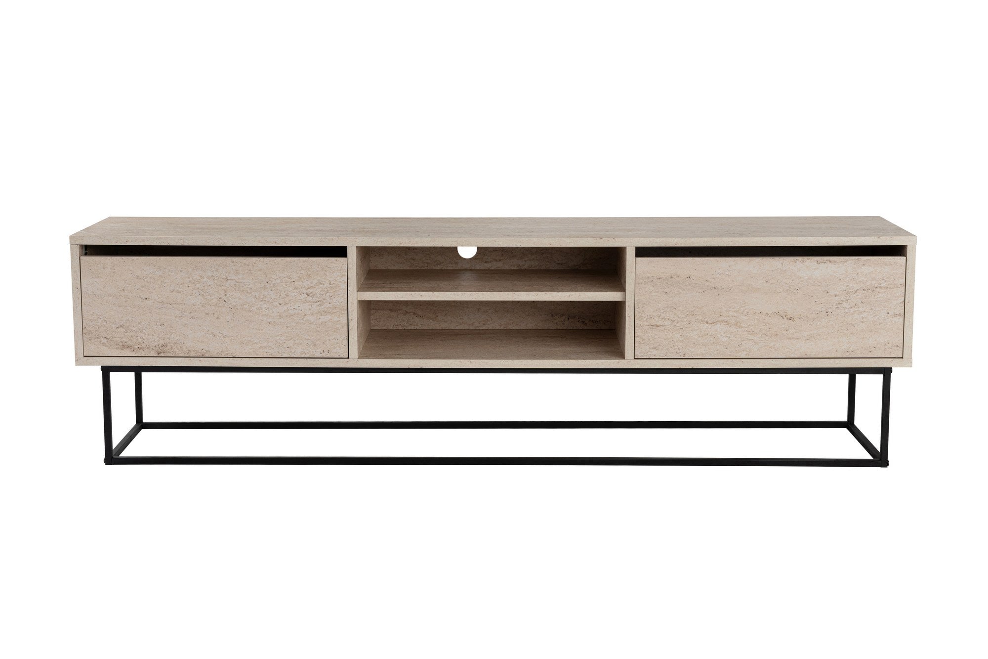 TV ormarić Escape 180 -Black, Travertine | AG-vitahome.hr