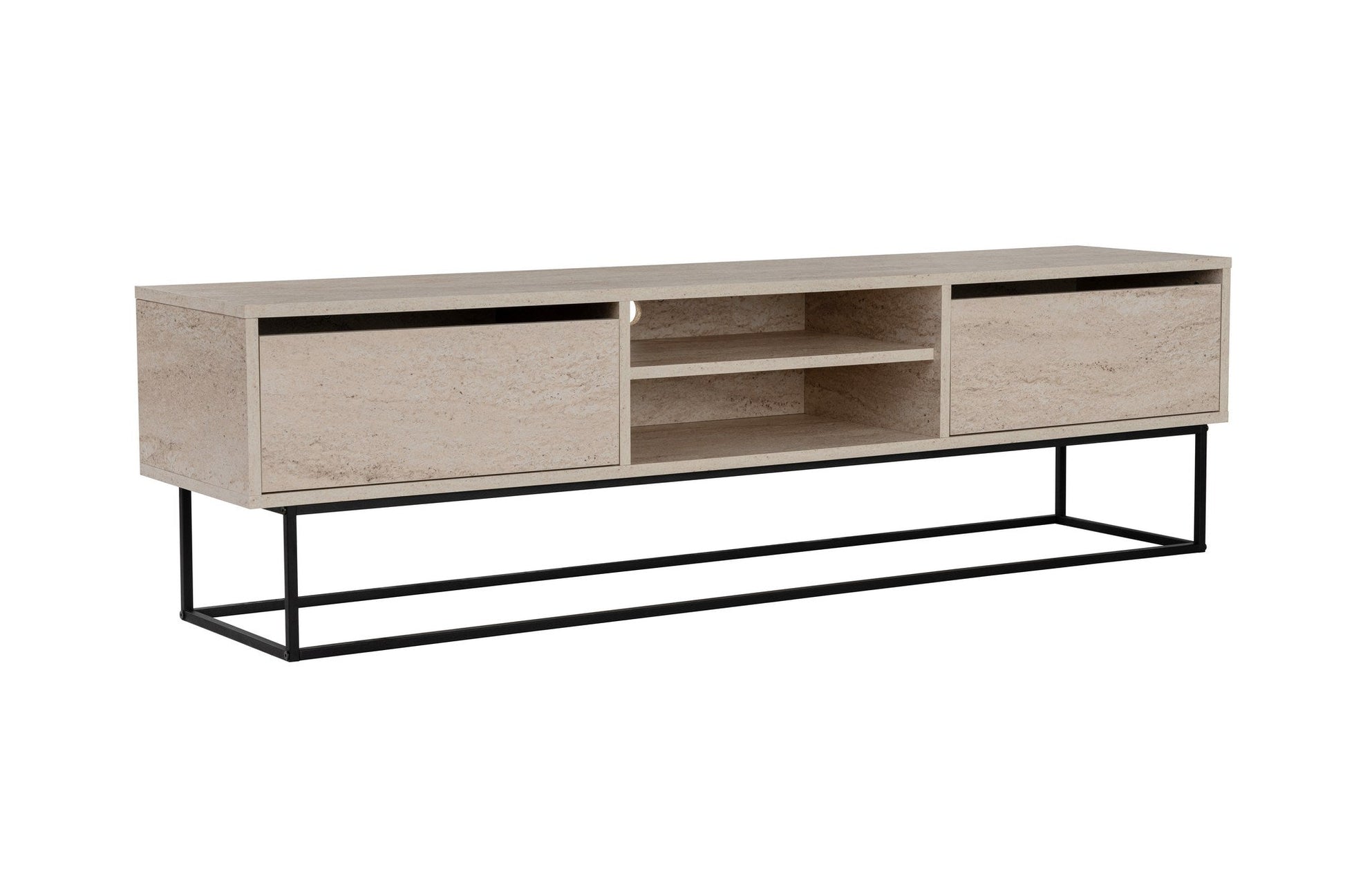 TV ormarić Escape 180 -Black, Travertine | AG-vitahome.hr