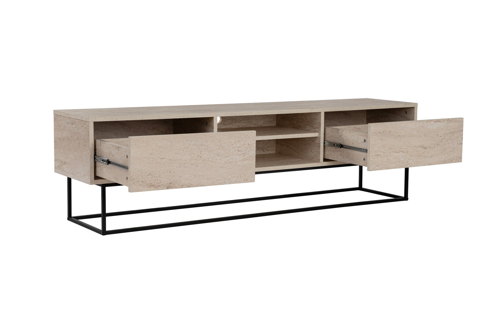 TV ormarić Escape 180 -Black, Travertine | AG-vitahome.hr