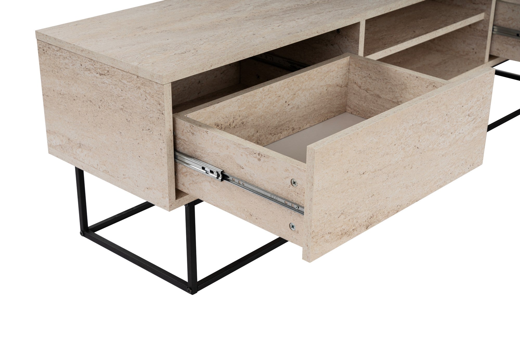 TV ormarić Escape 180 -Black, Travertine | AG-vitahome.hr