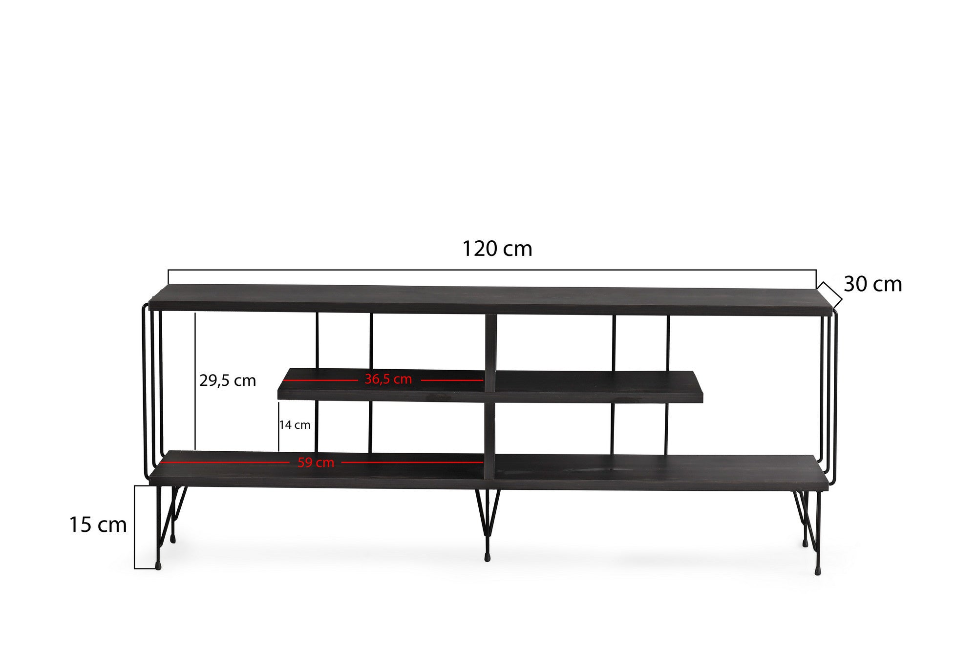 TV ormarić Eze - Dark Brown | AG-vitahome.hr