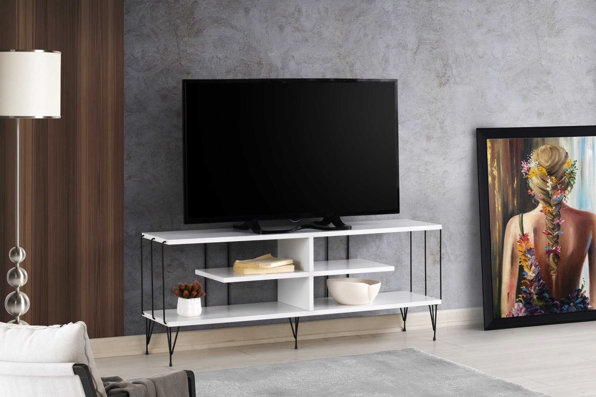 TV ormarić Eze - White | AG-vitahome.hr