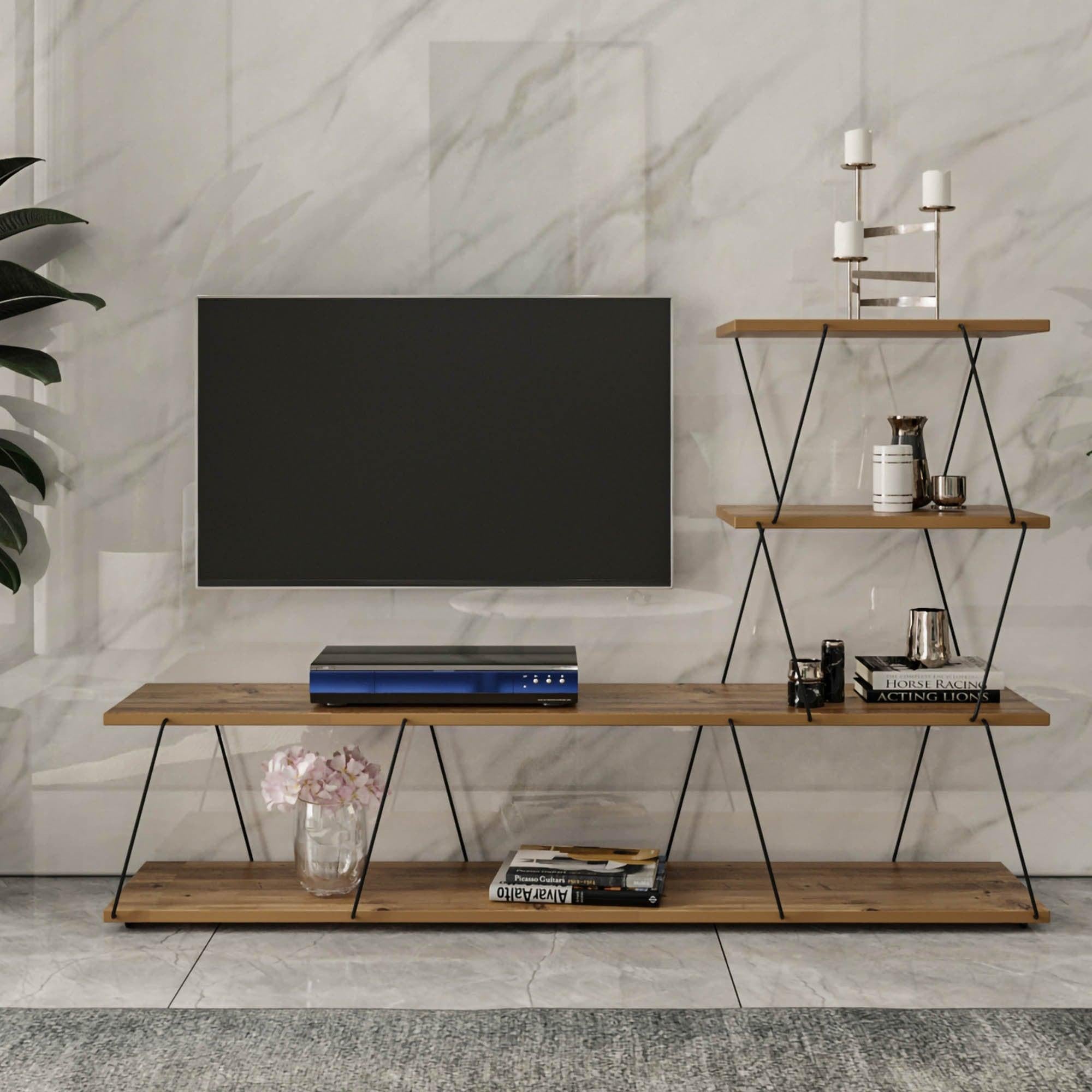 TV ormarić Ilgaz - Pine | AG-vitahome.hr