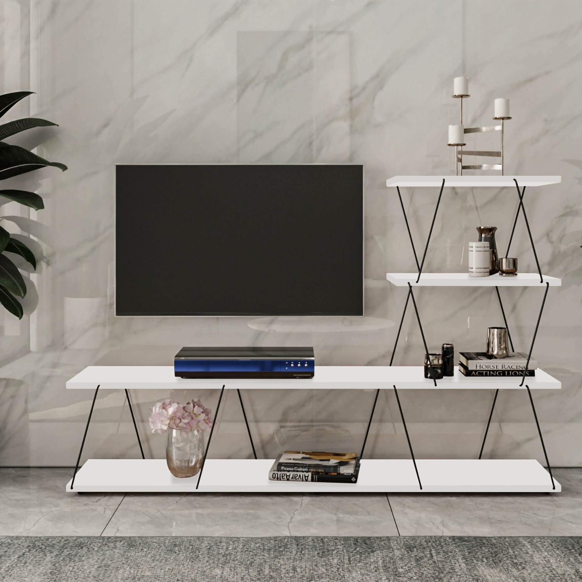 TV ormarić Ilgaz - White | AG-vitahome.hr