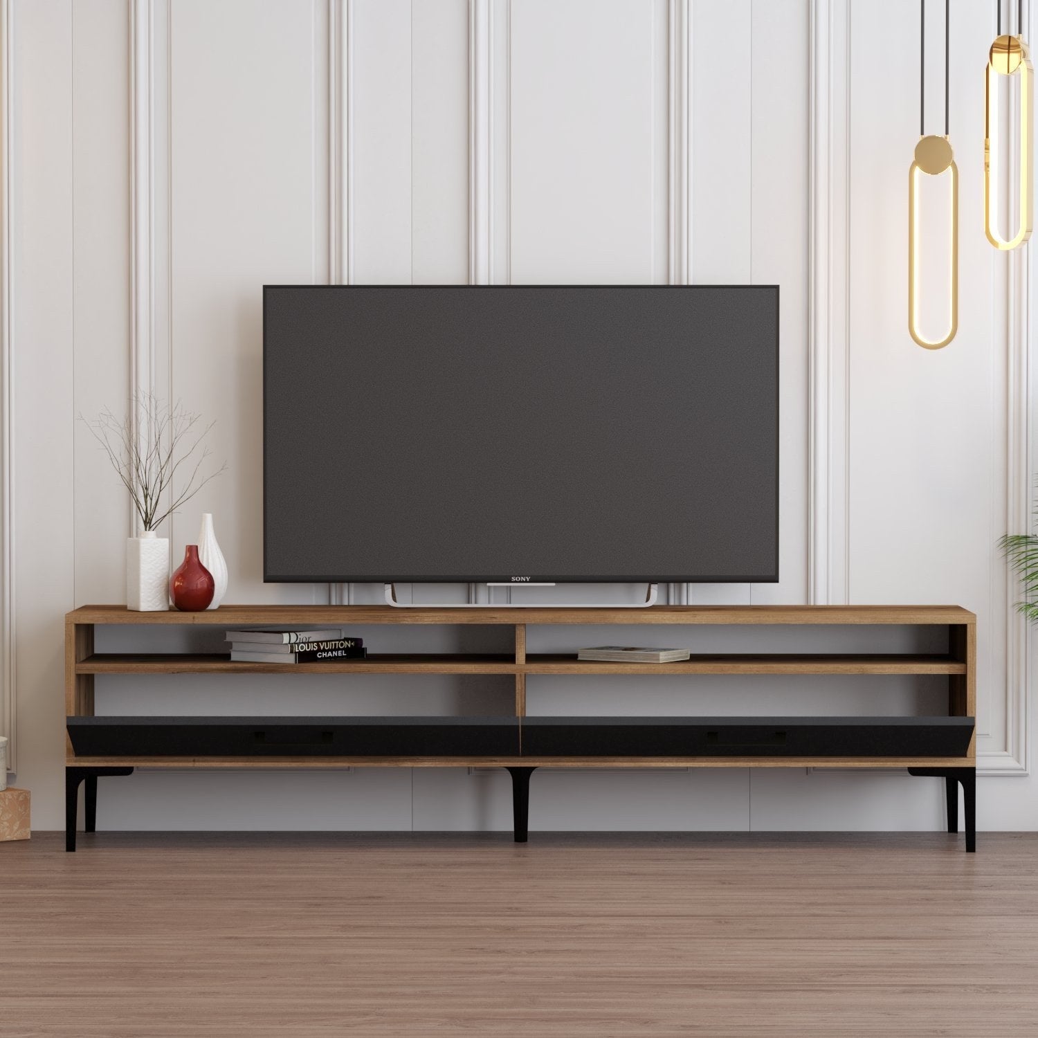 TV ormarić Istanbul 2 - Walnut Anthracite | AG-vitahome.hr