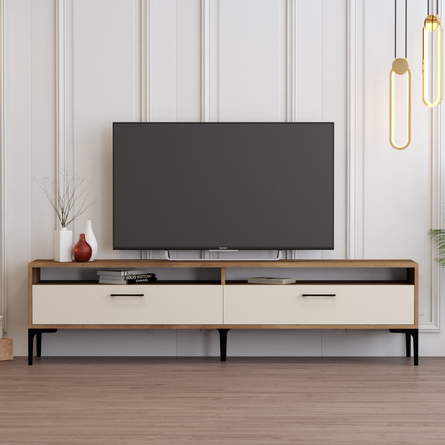 TV ormarić Istanbul 2 - Walnut Cream | AG-vitahome.hr
