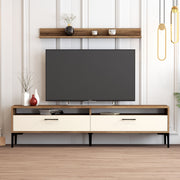 TV ormarić Istanbul - Walnut, Cream | AG-vitahome.hr