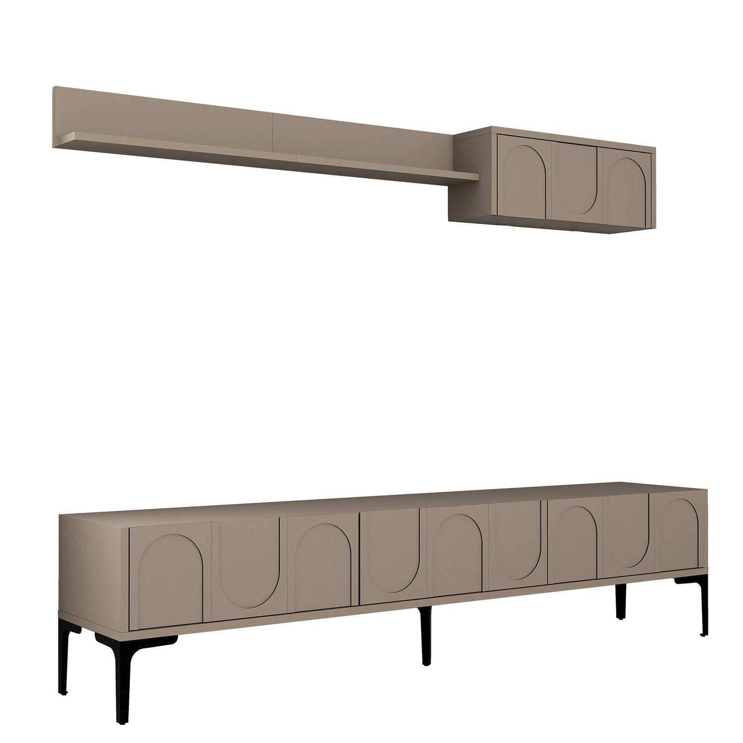 TV ormarić Lyon 2 - Atlas, Black | AG-vitahome.hr