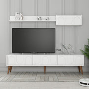 TV ormarić Lyon 2 - White, Walnut | AG-vitahome.hr