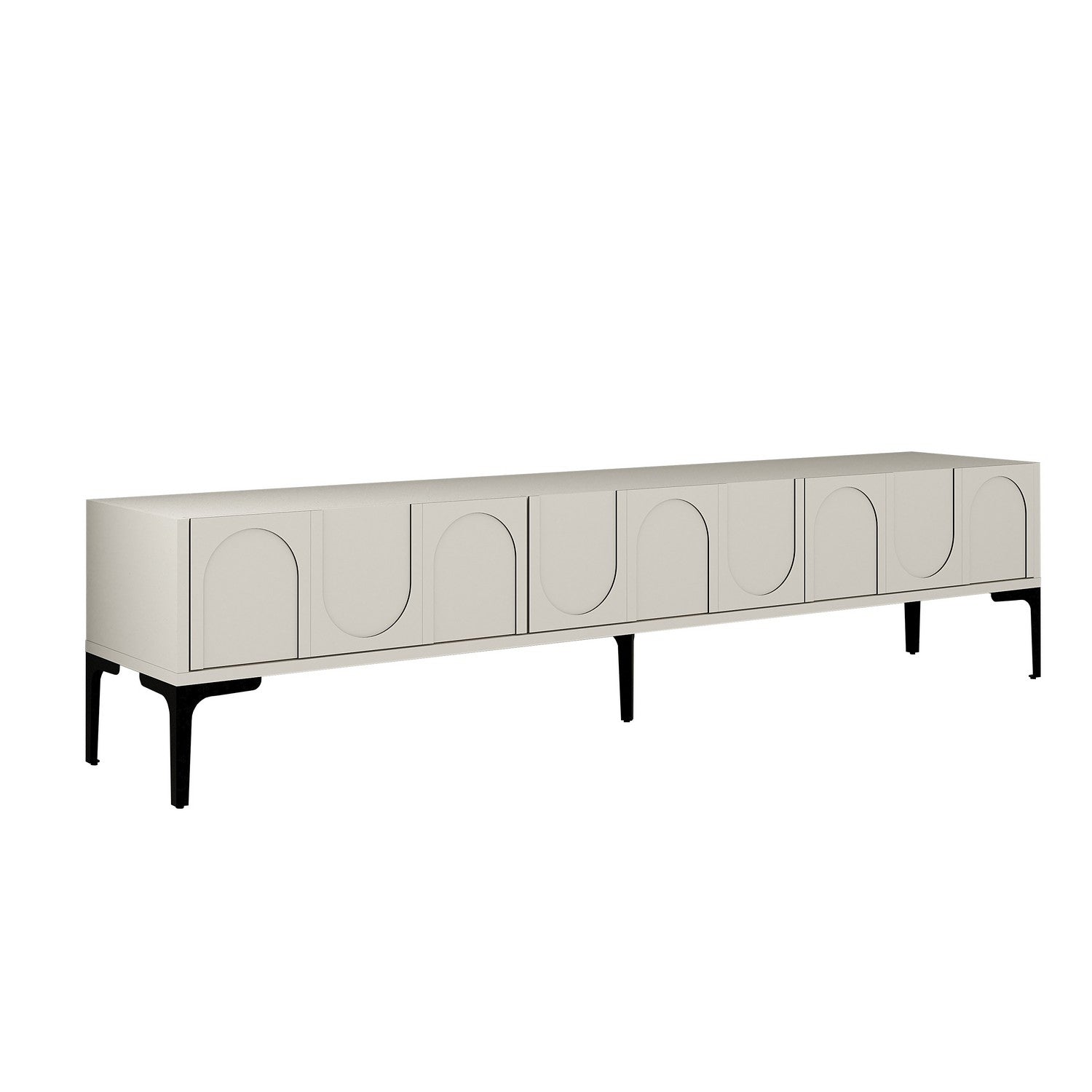 TV ormarić Lyon 42 - Cream, Black | AG-vitahome.hr