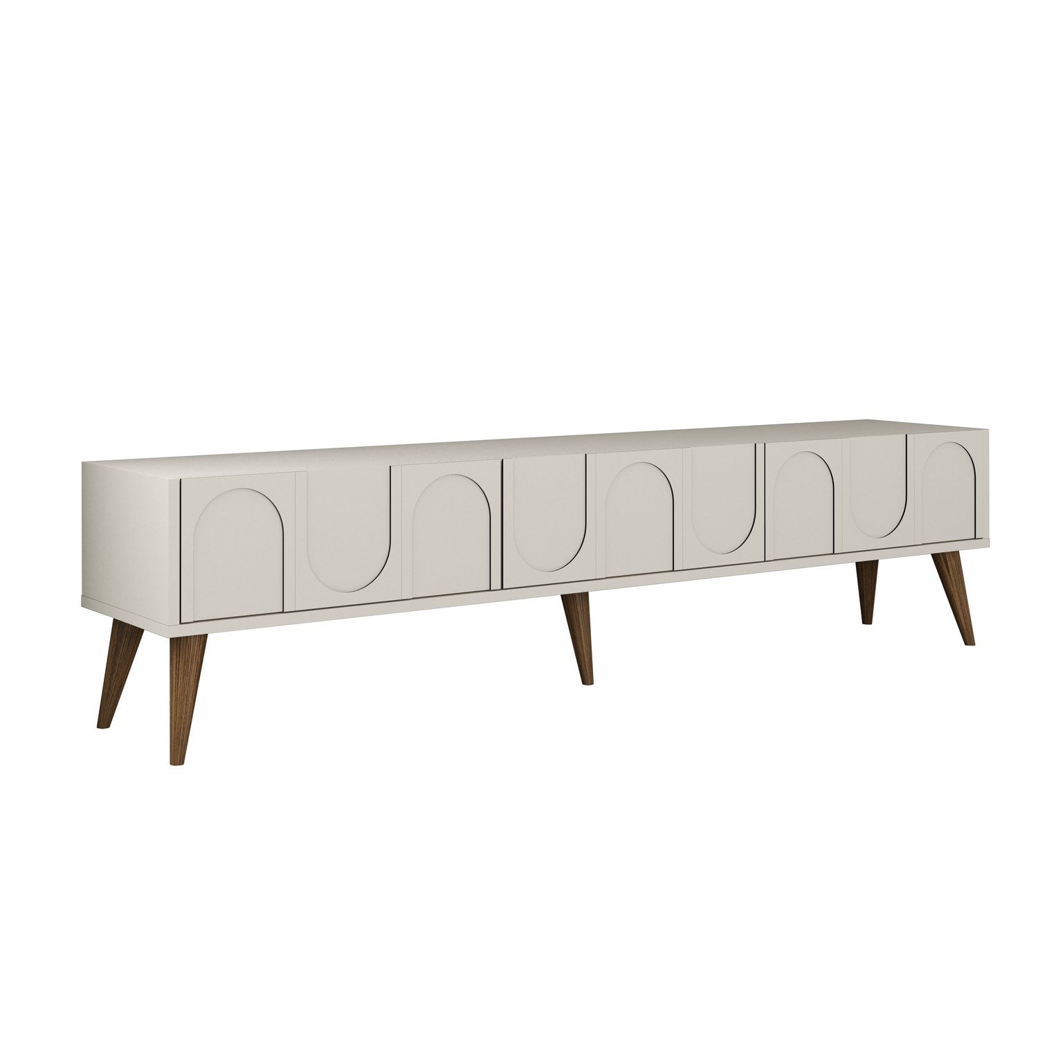 TV ormarić Lyon 44 - Cream, Walnut | AG-vitahome.hr