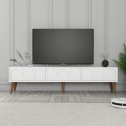 TV ormarić Lyon 44 - White, Walnut | AG-vitahome.hr