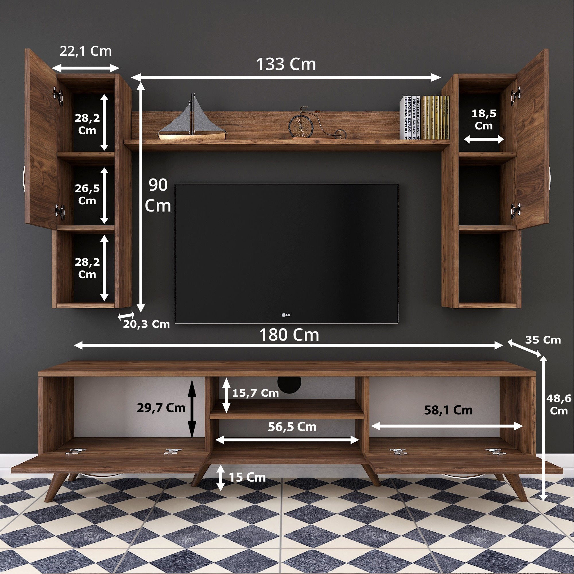 TV ormarić M27 - 284 | AG-vitahome.hr