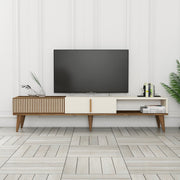 TV ormarić Milan Alt - Walnut, Cream | AG-vitahome.hr