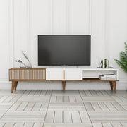 TV ormarić Milan Alt - Walnut, White | AG-vitahome.hr