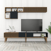 TV ormarić Milan TV - Walnut, Anthracite | AG-vitahome.hr