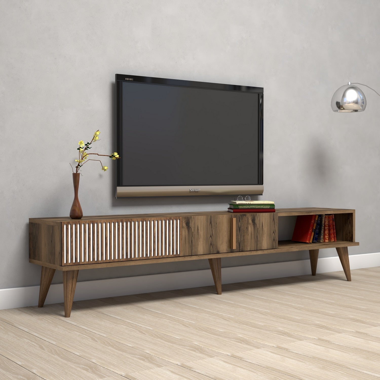 TV ormarić Milan - Walnut | AG-vitahome.hr