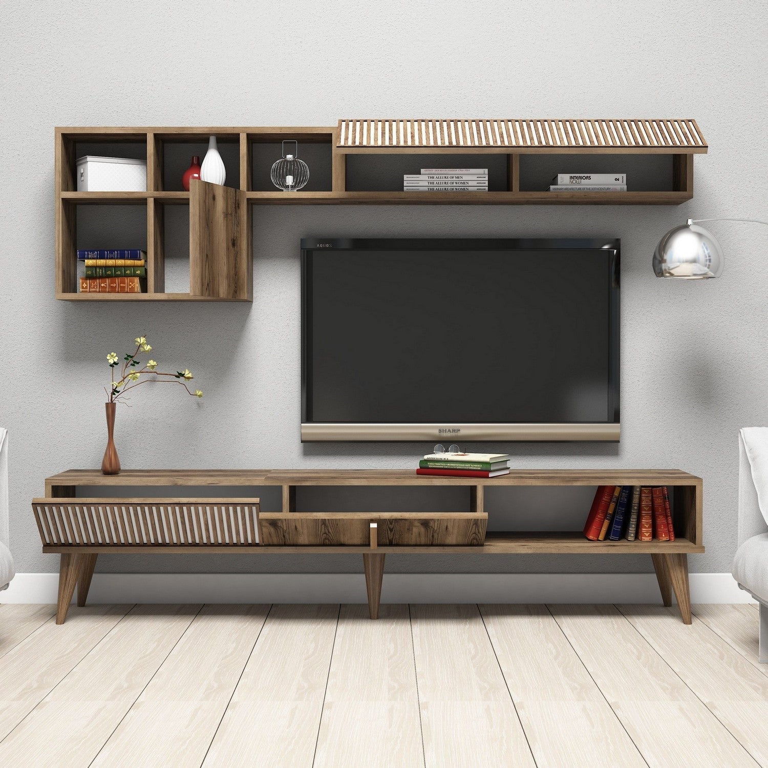 TV ormarić Milan - Walnut | AG-vitahome.hr