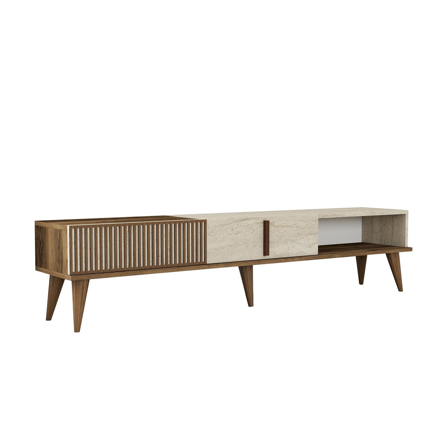 TV ormarić Milan - Walnut, Travertine | AG-vitahome.hr
