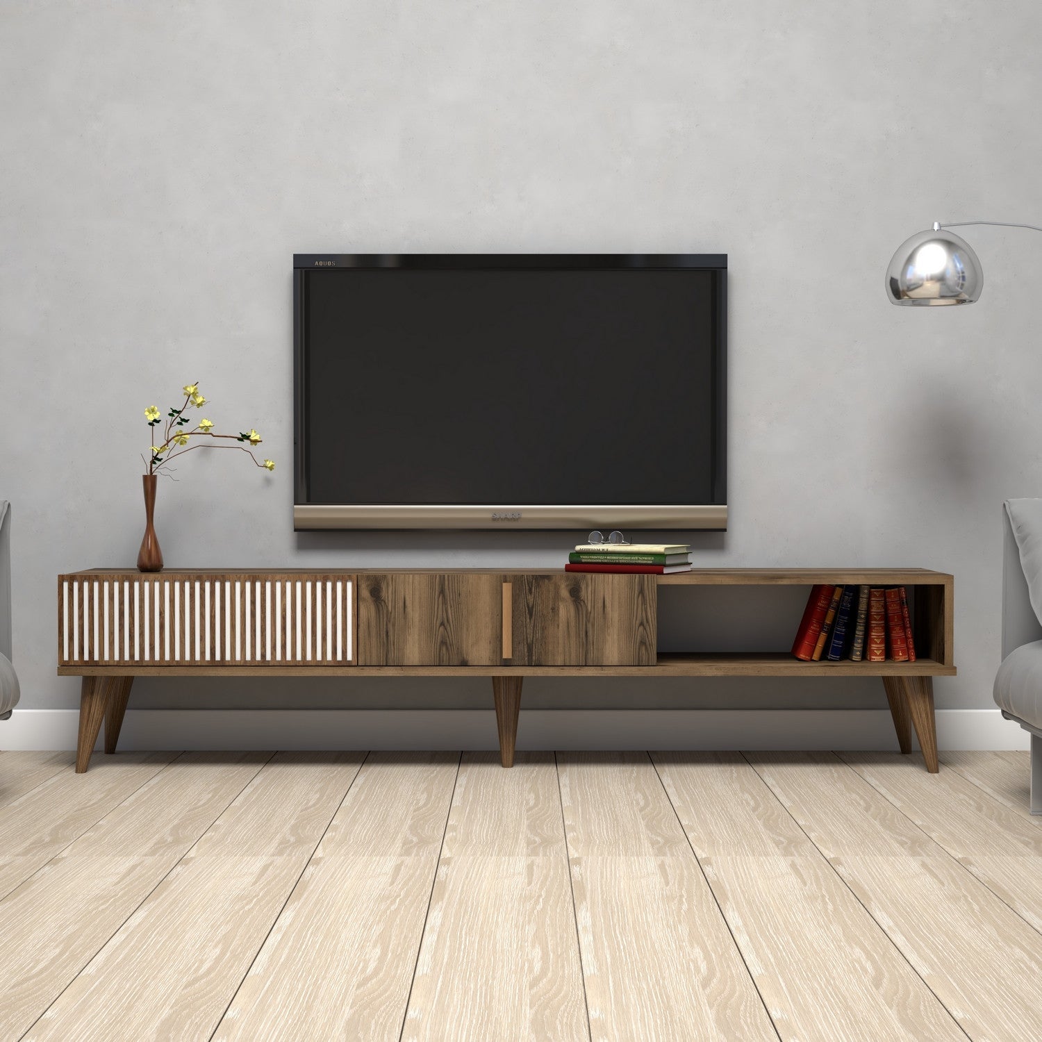 TV ormarić Milan - Walnut | AG-vitahome.hr