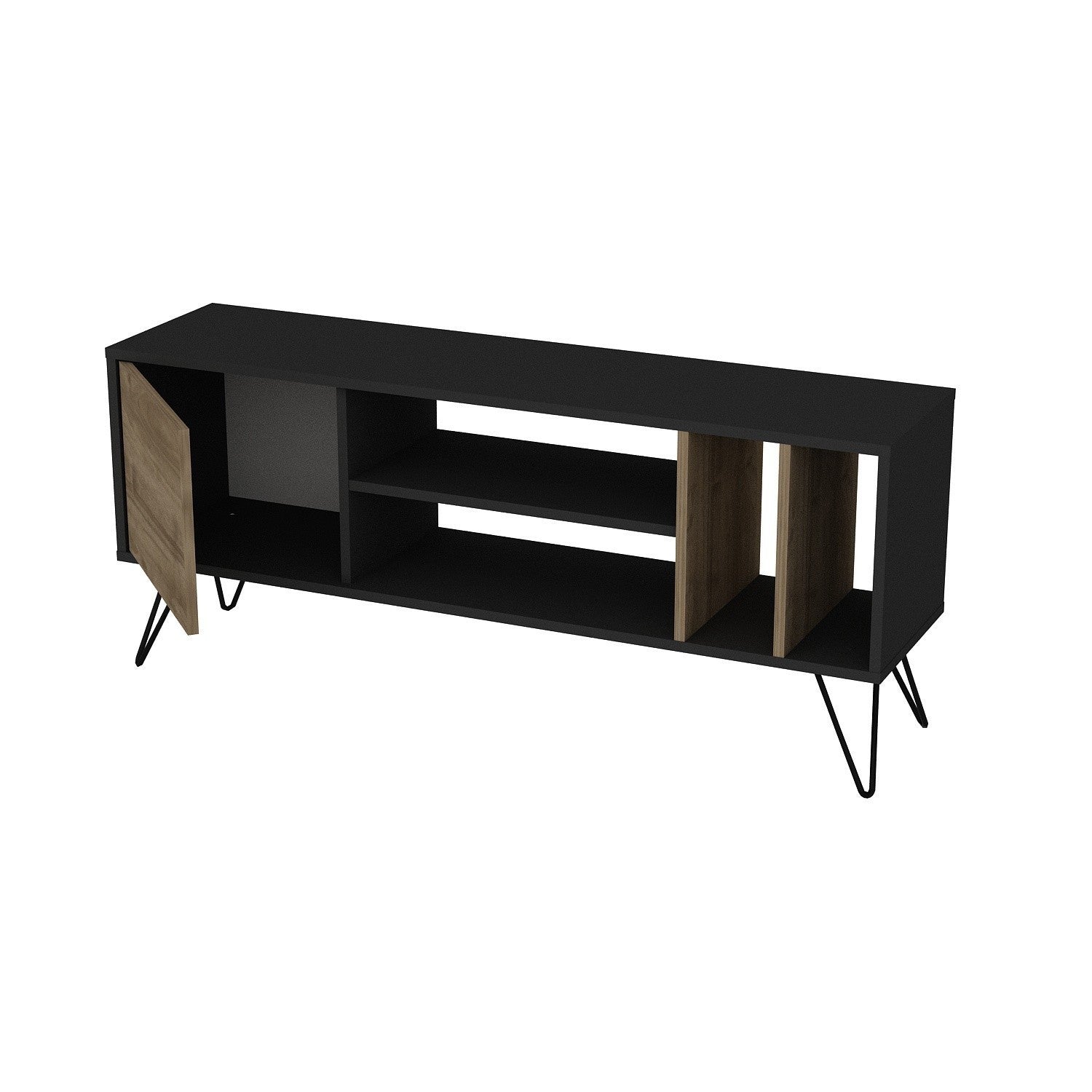 TV ormarić Mistico (140) - Walnut, Black | AG-vitahome.hr