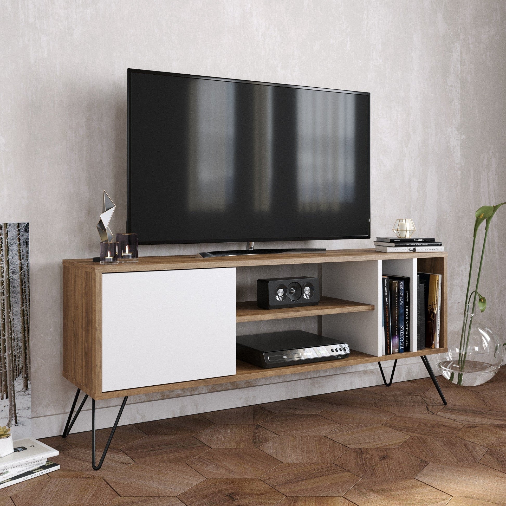 TV ormarić Mistico (140) - Walnut, White | AG-vitahome.hr