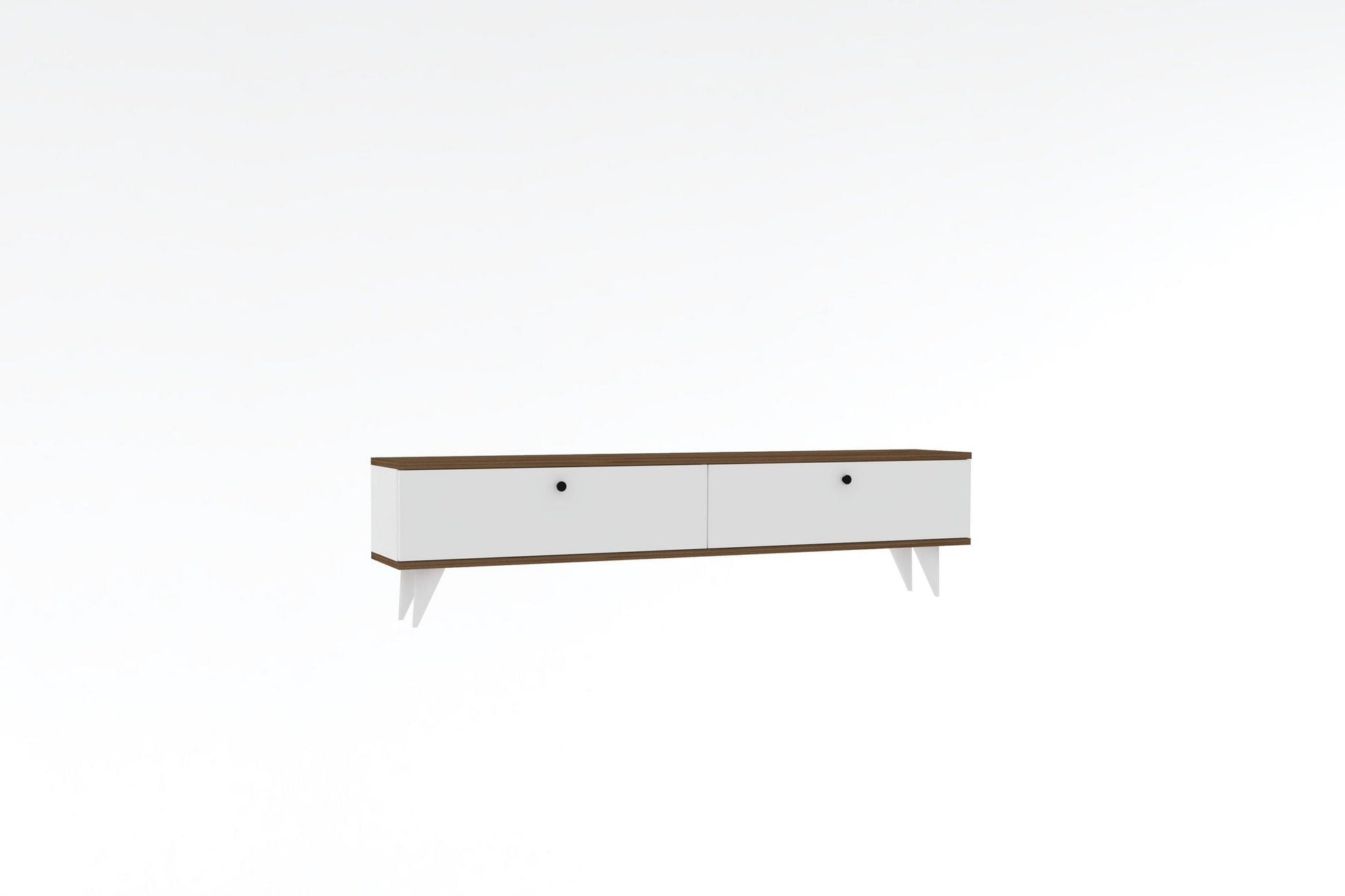 TV ormarić Paris - White, Walnut | AG-vitahome.hr