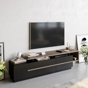TV ormarić Pia - Black, Walnut | AG-vitahome.hr