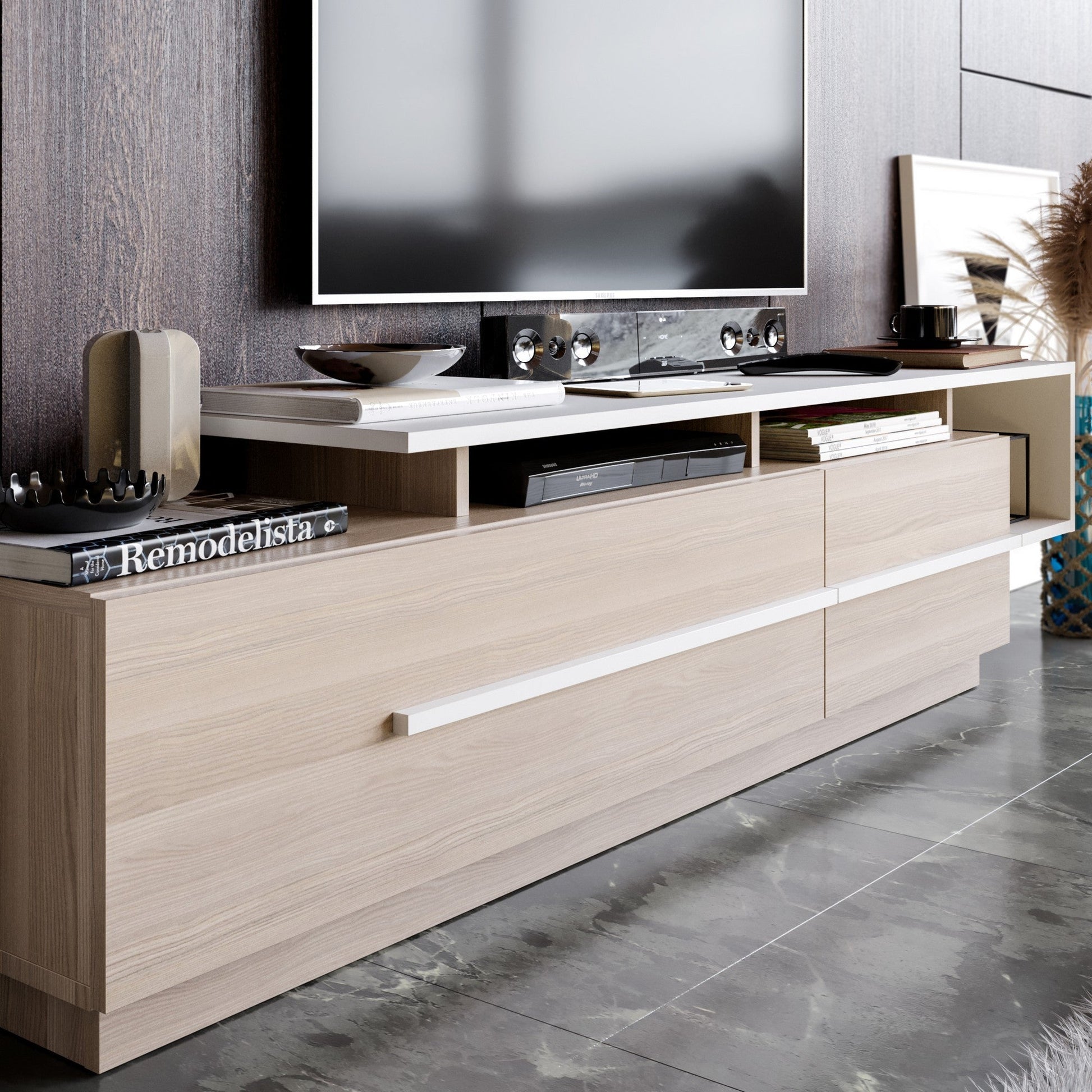 TV ormarić Pia - Cordoba, White | AG-vitahome.hr