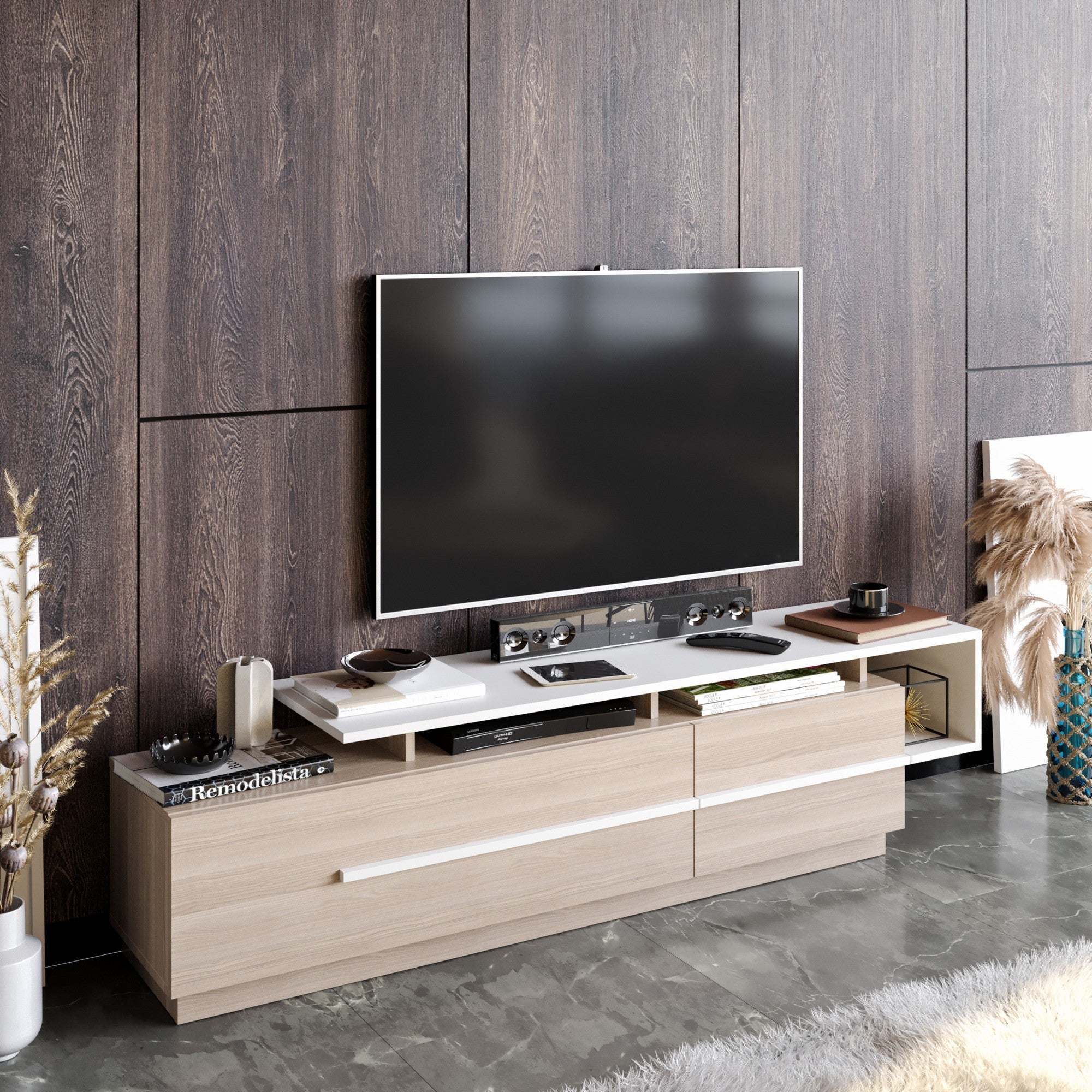 TV ormarić Pia - Cordoba, White | AG-vitahome.hr