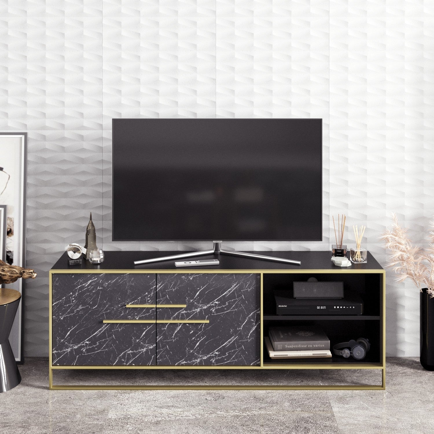 TV ormarić Polka - Black | AG-vitahome.hr