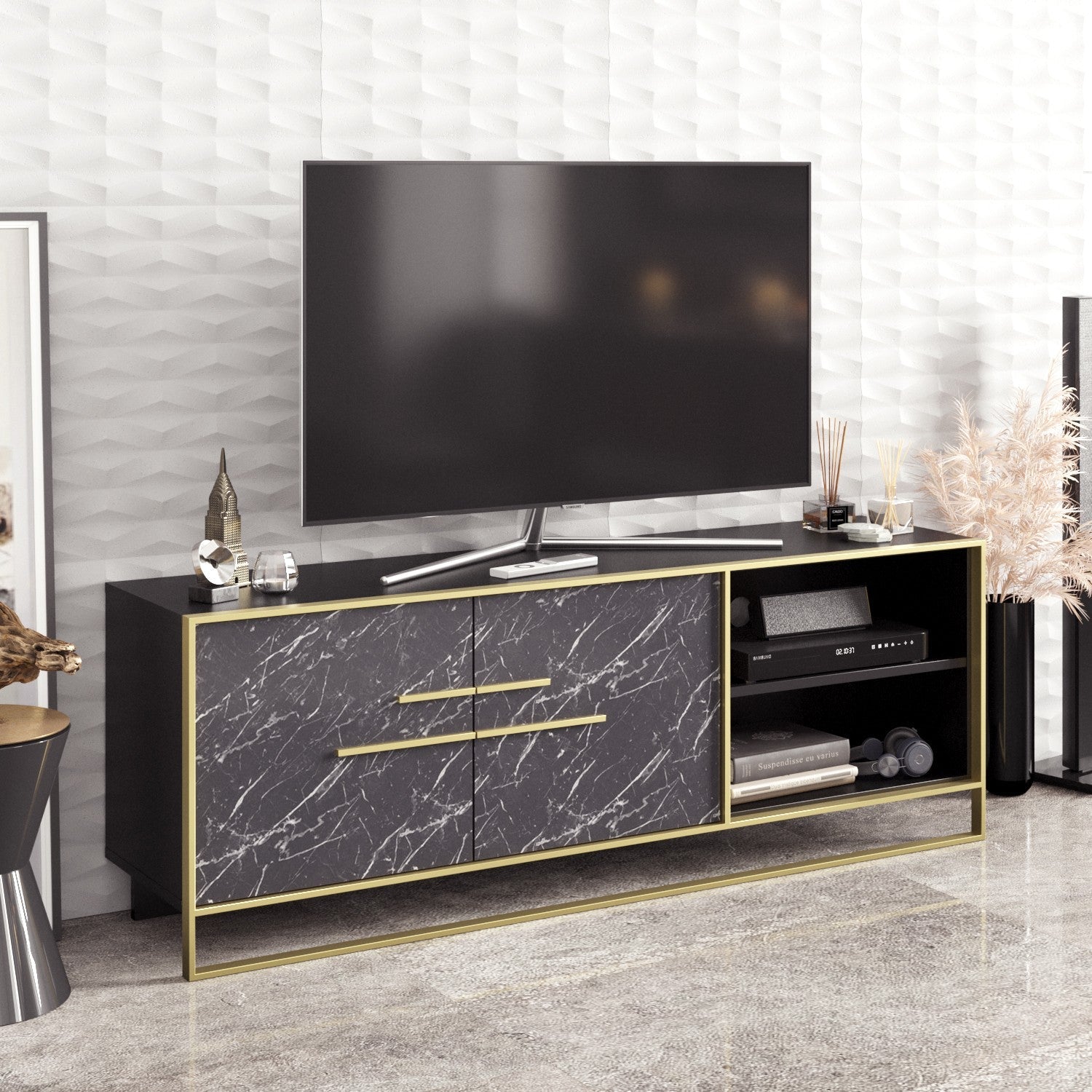 TV ormarić Polka - Black | AG-vitahome.hr