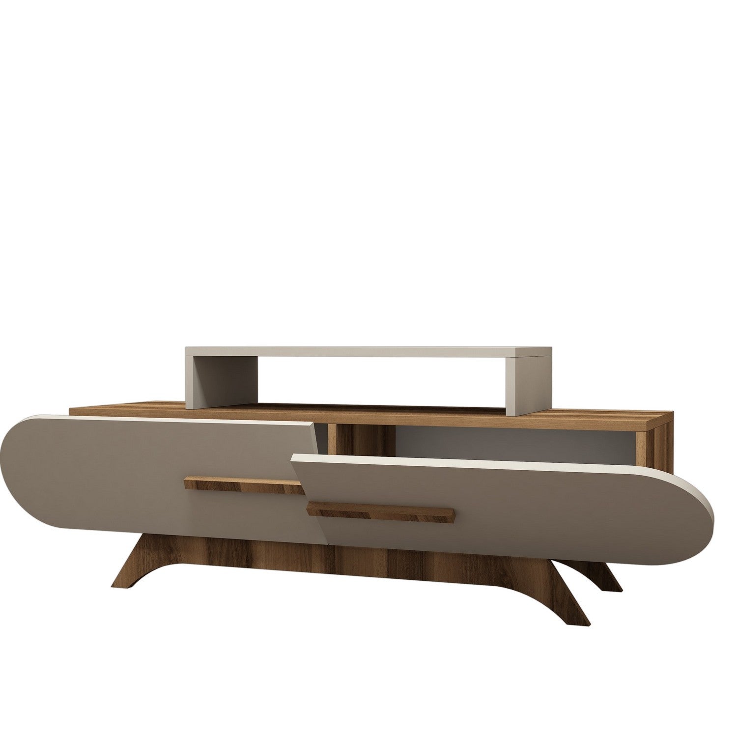 TV ormarić Rose - Walnut, Cream | AG-vitahome.hr
