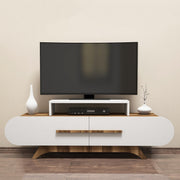 TV ormarić Rose - Walnut, White | AG-vitahome.hr