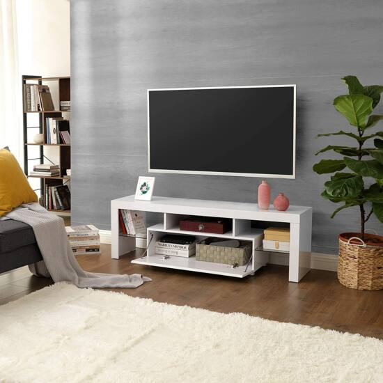 TV ormarić s LED pozadinskim osvjetljenjem | Vasagle-vitahome.hr