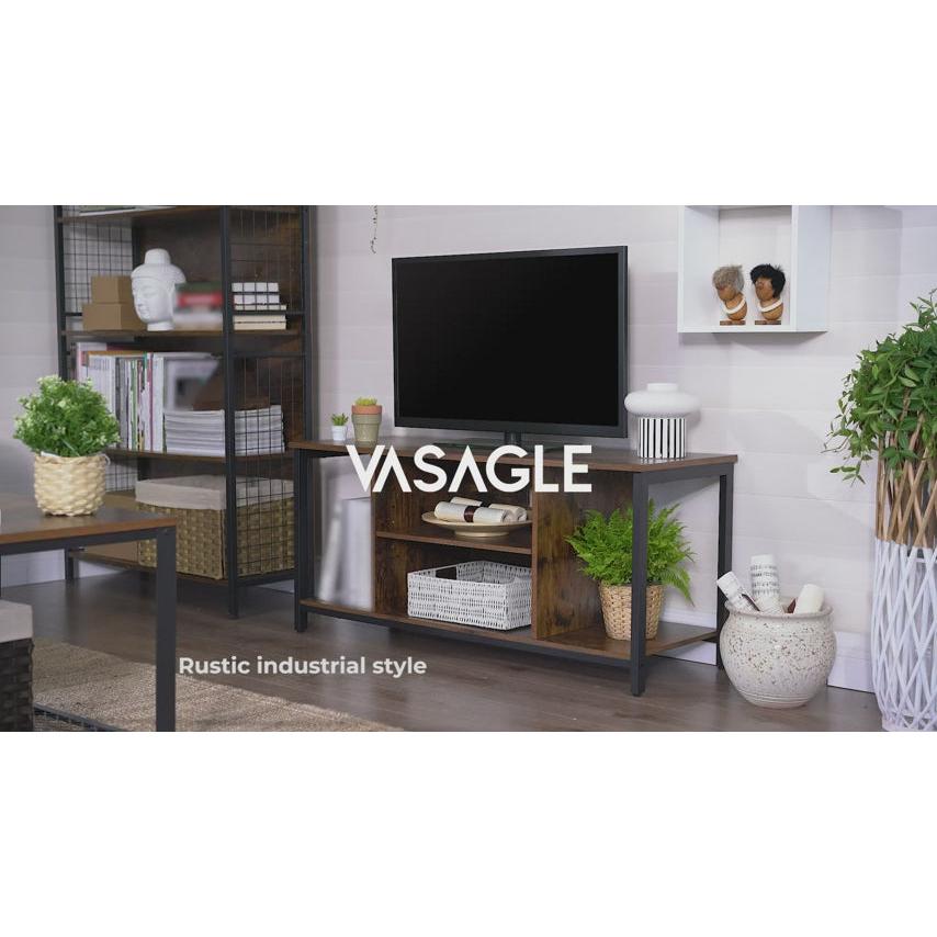 TV ormarić s otvorenim spremištem, TV konzolni ormarić s policom 110 x 40 x 50 cm | Vasagle-vitahome.hr