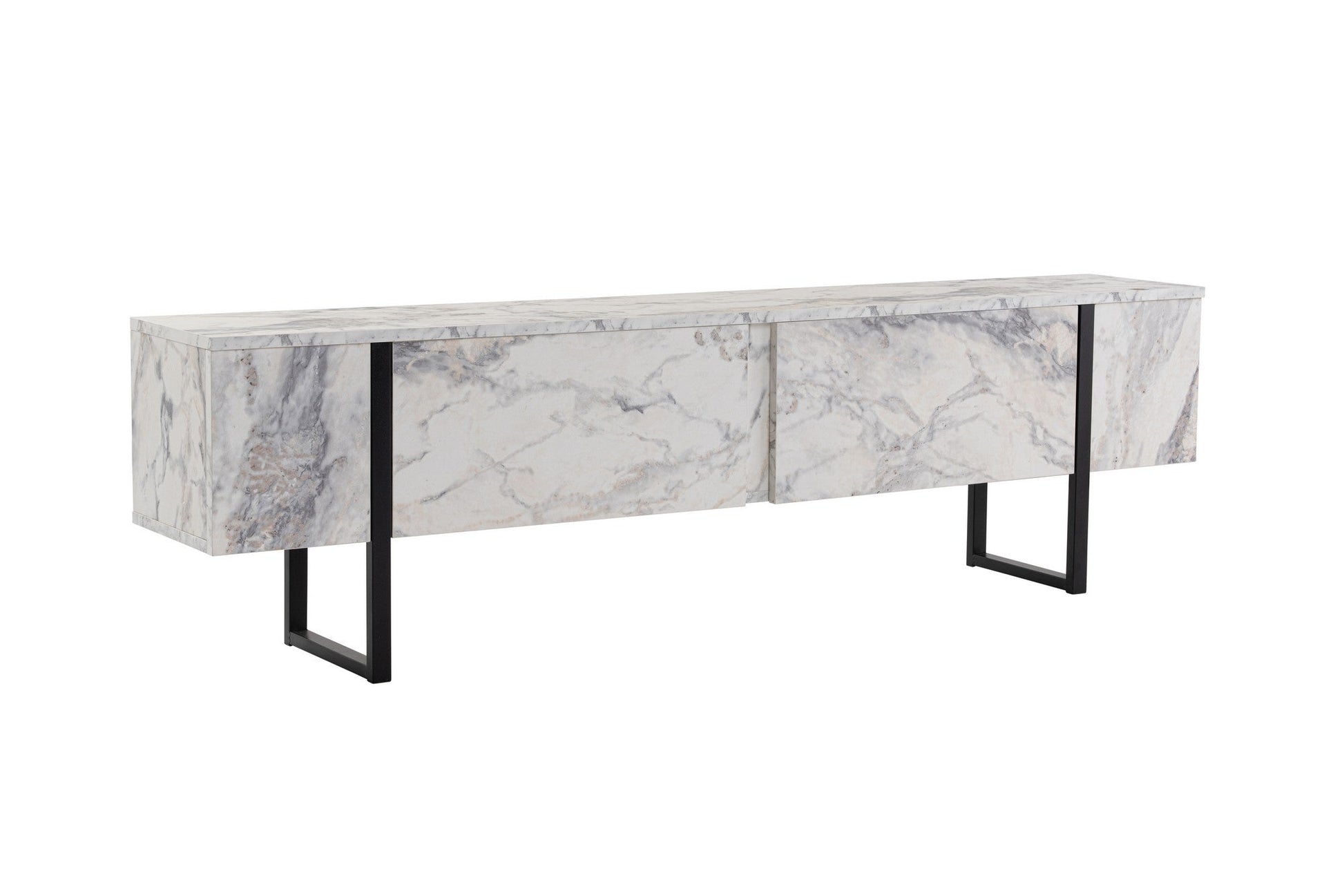 TV ormarić Serenity - Fressia Marble, Black | AG-vitahome.hr