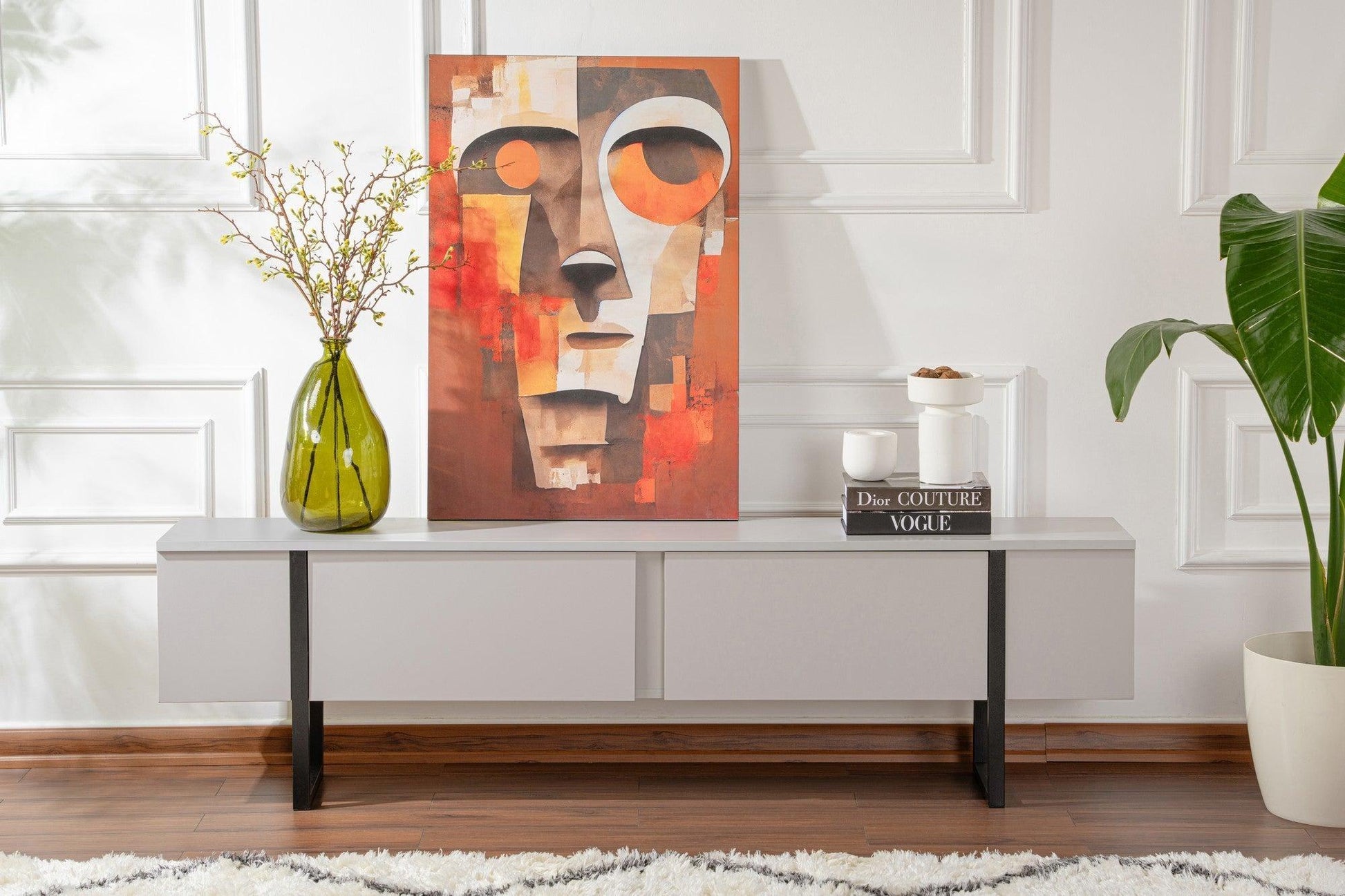 TV ormarić Serenity - Grey, Black | AG-vitahome.hr