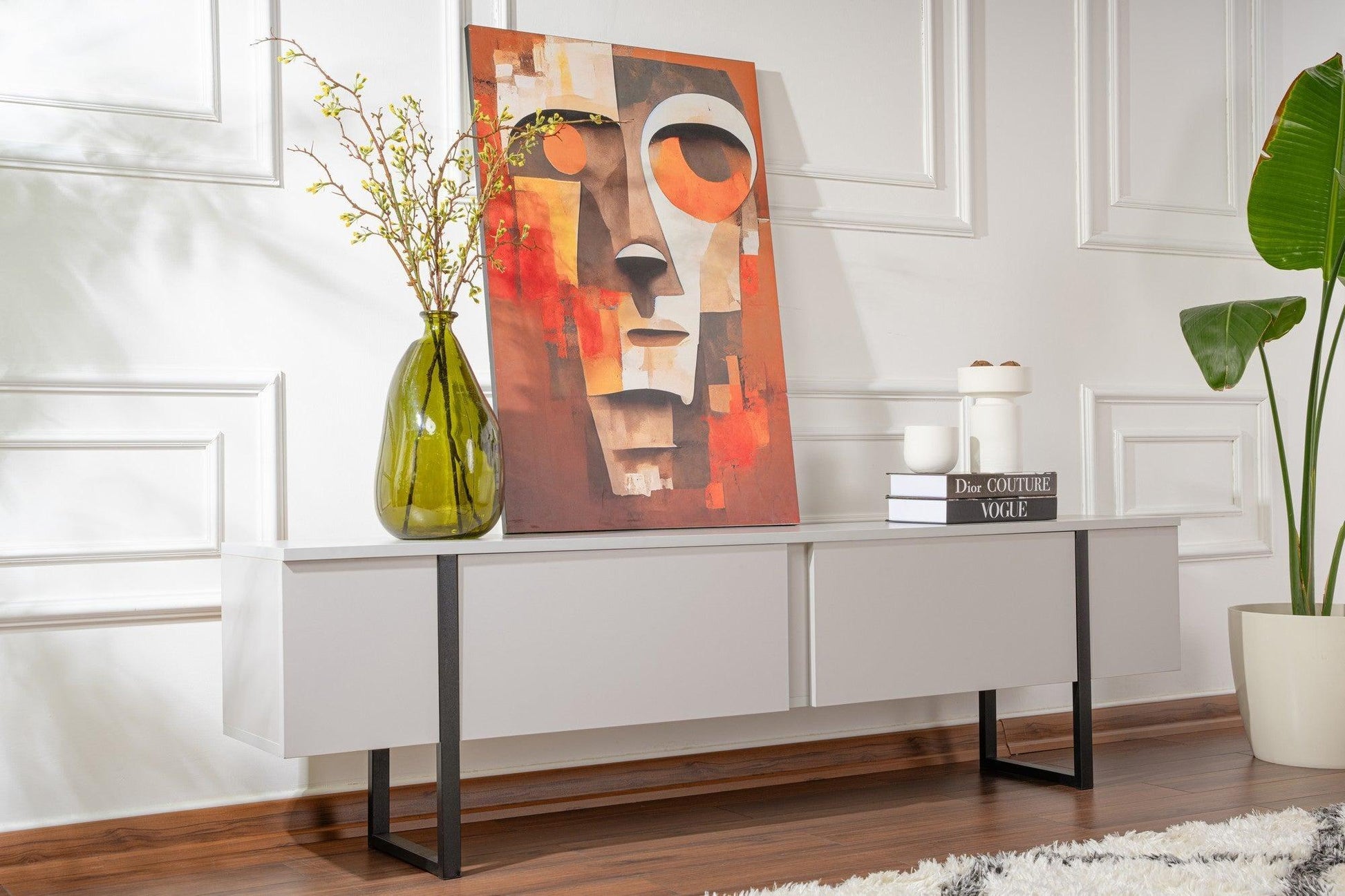 TV ormarić Serenity - Grey, Black | AG-vitahome.hr