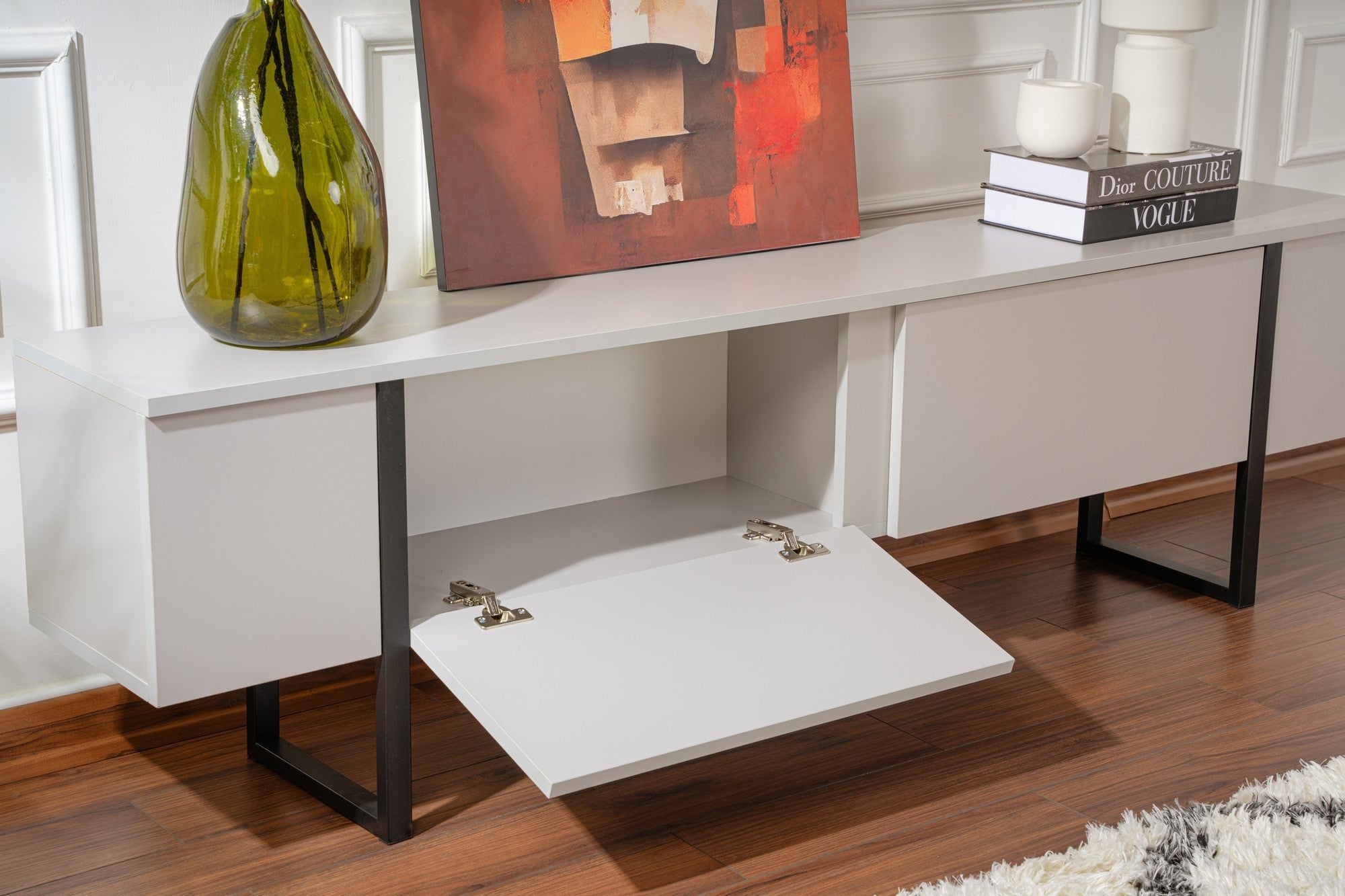 TV ormarić Serenity - Grey, Black | AG-vitahome.hr