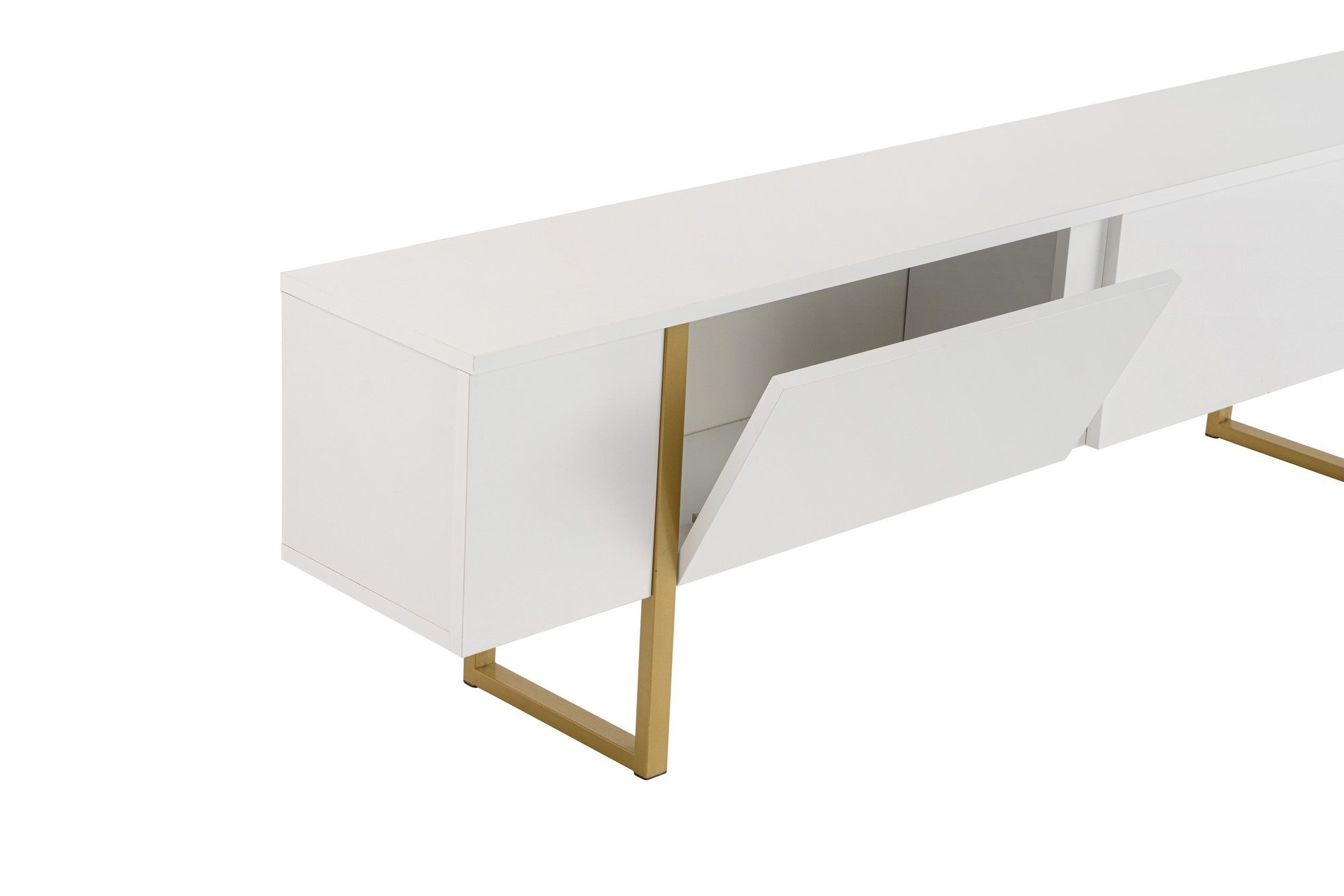 TV ormarić Serenity - White, Gold | AG-vitahome.hr